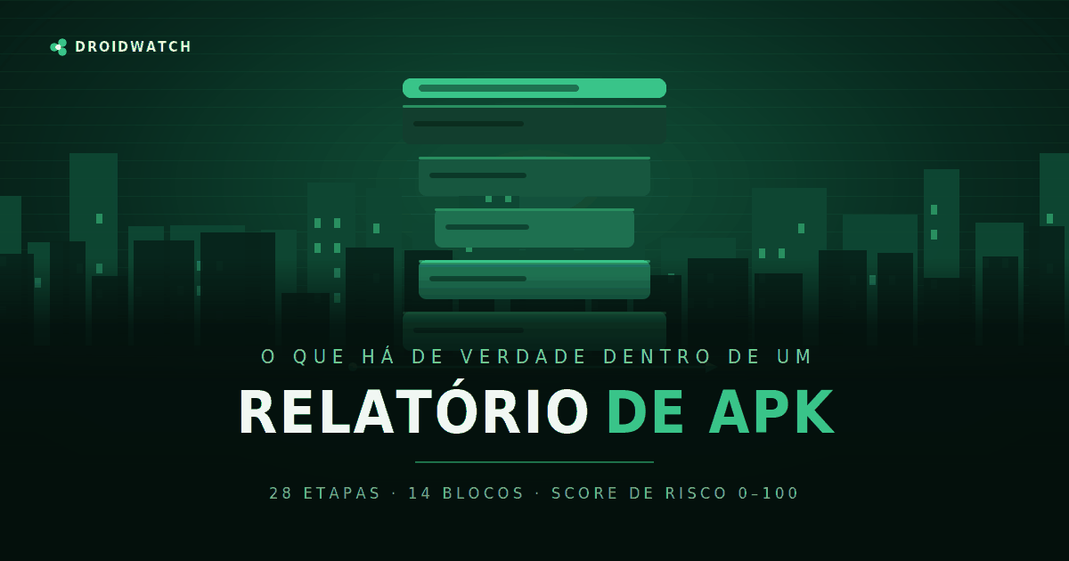 Analisar um APK online: o que há no relatório