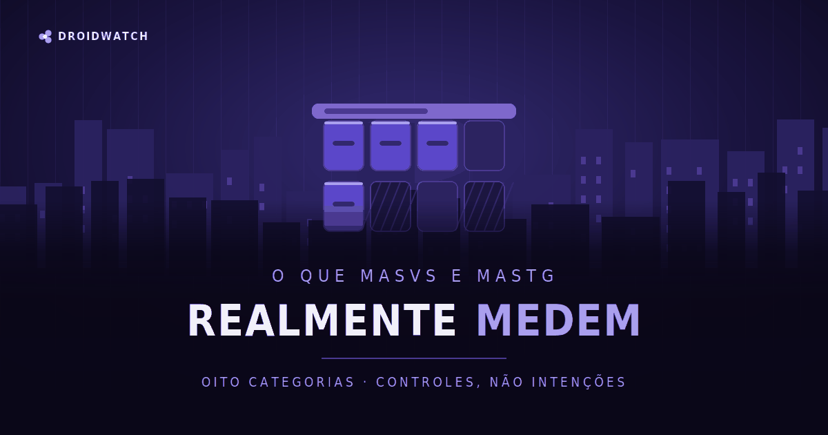 O que MASVS e MASTG realmente medem